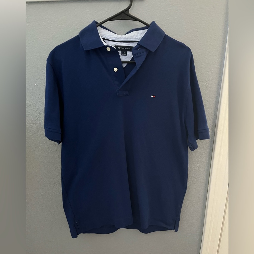 Tommy Hilfiger Classic Blue Polo Shirt men’s medium